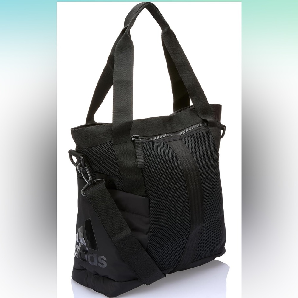 Adidas Black Tote with Sleek Minimalist Design